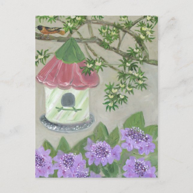Sommergarten Postkarte (Vorderseite)