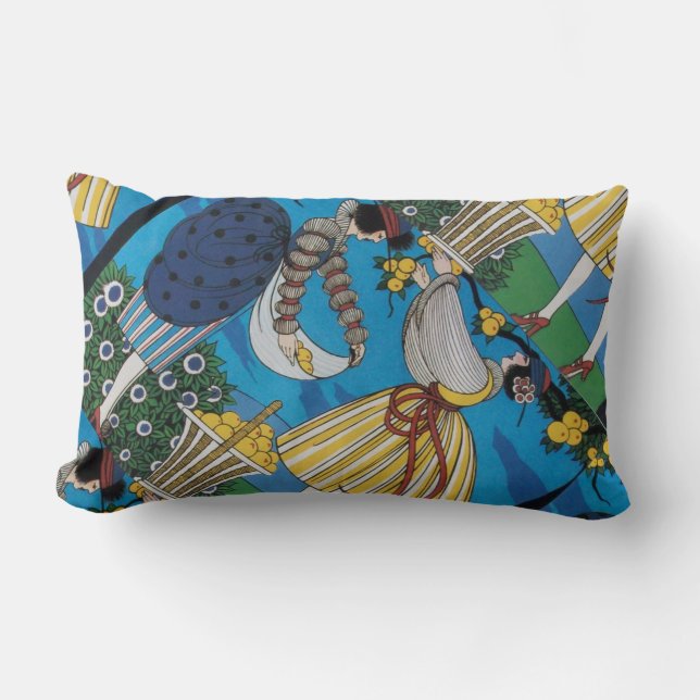 SOMMERGARTEN / SCHÖNHEIT KOSTENLOSE DESIGNER LENDENKISSEN (Vorderseite)