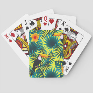 Sommergärten Tropischer Toucan Jungle Foliage Spielkarten