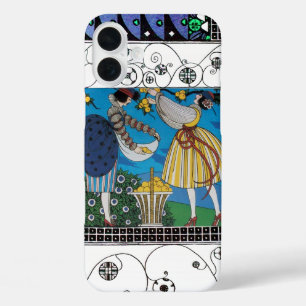 SOMMERGARTEN UND WIRBEL /FASHION COSTUMEN DESIGNER iPhone 16 PLUS HÜLLE