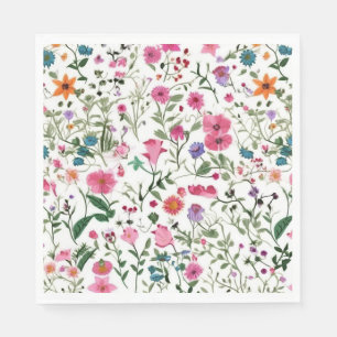 Sommergarten Wildblume Serviette