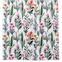 Sommergarten Wildblumen Weißes Grün