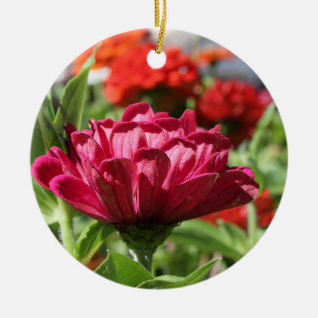 Sommergartenschmuck Keramikornament (Vorne)