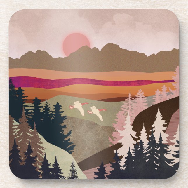 Sommergäse Getränkeuntersetzer (Vorderseite)