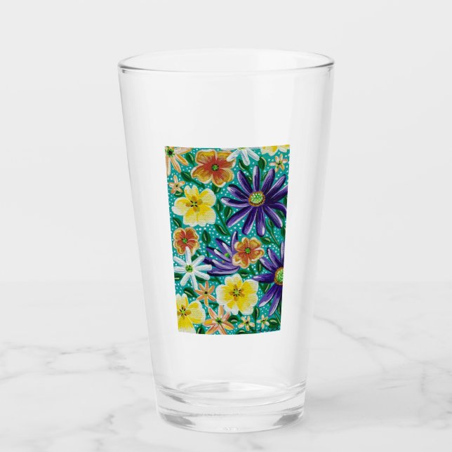 Sommergebirgsfelder Glas (Vorderseite)