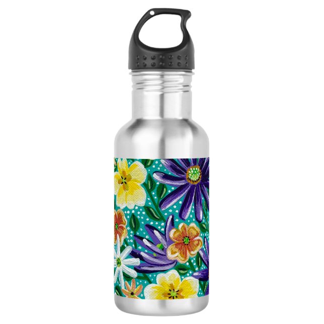 Sommergebirgsglas Edelstahlflasche (Vorderseite)