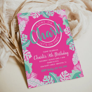 Sommergeburt Pool-Party Einladung