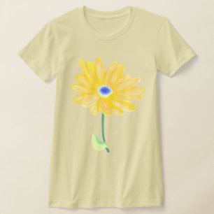 Sommergelbe Blume T-Shirt