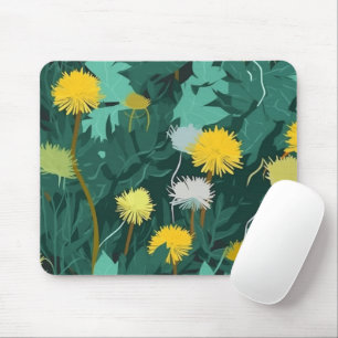 Sommergelbe Lüster Mousepad