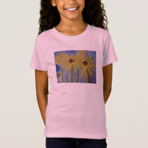 Sommergelbe Sonnenblumen T-Shirt