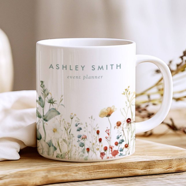 Sommergeschäft Wildblume Kaffeetasse (Von Creator hochgeladen)