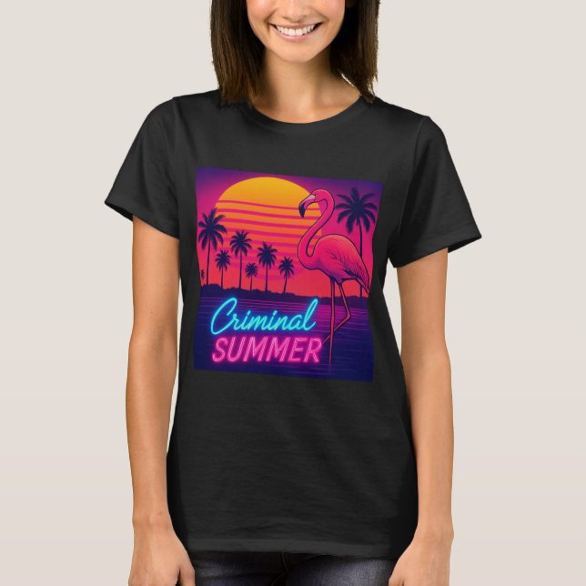 Sommergeschenk Sommerferien Shirt (Vorderseite)
