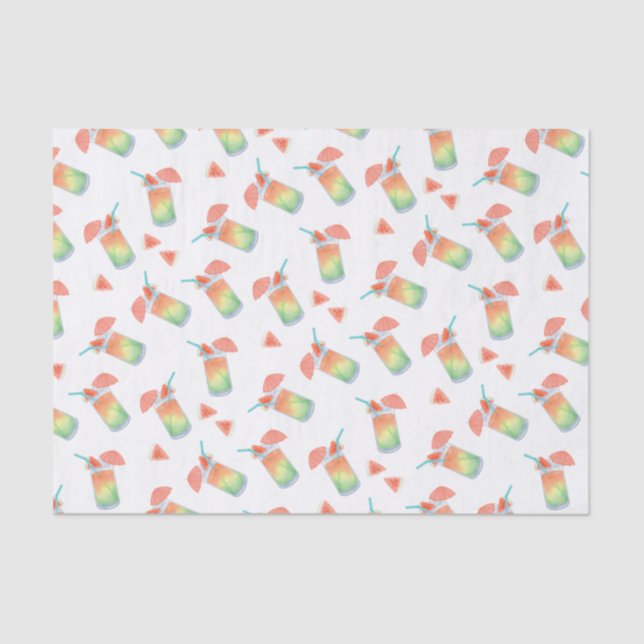 Sommergetränke Seidenpapier (Vorderseite)