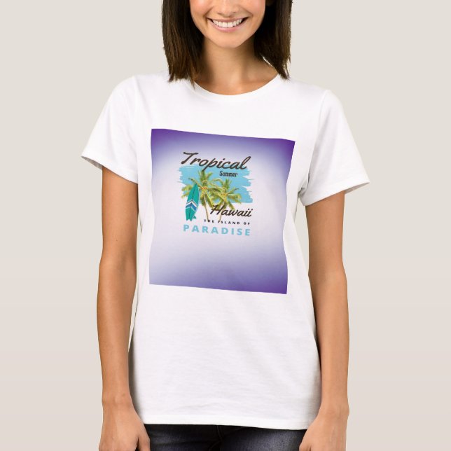 Sommergradientenfarben T-Shirt (Vorderseite)