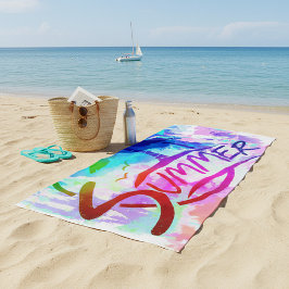Sommergrafik Strandtuch