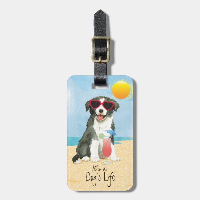 Sommergrenzenkoffer Gepäckanhänger (Vorderseite vertikal)