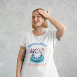 SommerHalloween Holiday Pastel Ghost T-Shirt