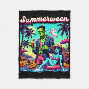 SommerHalloween Zombie Frankenstein Bo Fleecedecke