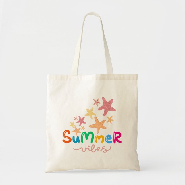 Sommerhäuser und Starfish Frauen Tragetasche (Vorne)
