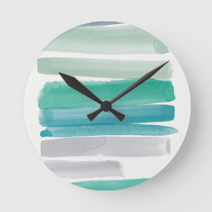 Sommerhimmel Runde Wanduhr
