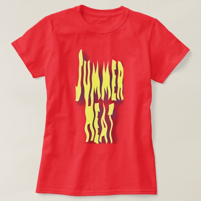 Sommerhitze Damen  T-Shirt (Design vorne)