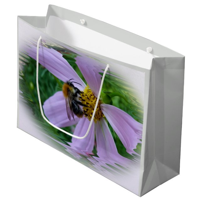 Sommerhitze Große Geschenktüte (Vorderseite Schrägansicht)