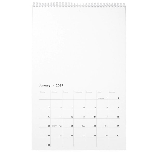 Sommerhochzeit der Rose Kalender (Jan 2027)