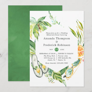 Sommerhochzeit Probedinner Einladung