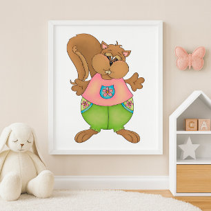 Sommerhörnchen Poster
