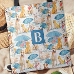 Sommerhunde Personalisiertes Monogramm Muster<br><div class="desc">Unsere Sommertote-Tasche, perfekt für Hundefreunde! Diese farbenfrohe Tasche weist ein spielerisches Hundemuster auf und ist personalisiert mit dem Monogramm-Initial. Es ist perfekt für einen Tag am Strand, Pool, oder für das Laufen von Geschäften und Einkaufen. Das geräumige Interieur eignet sich hervorragend für Handtücher, Sonnenschutzmittel und Snacks. Die robusten Gurte sorgen...</div>