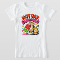 Sommerkatze Heißer Sommer - Süßes Katzen-Geschenk