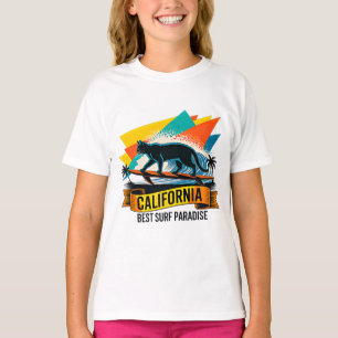 Sommerkatzen-Surfer - Radikale Strand-Vibes Mädche T-Shirt