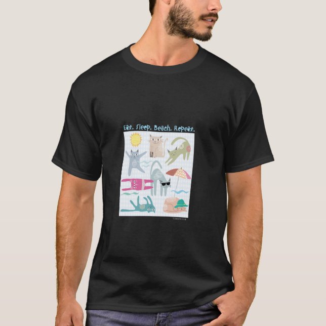 Sommerkatzen T-Shirt (Vorderseite)