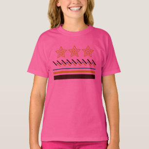 Sommerkids Drei-Sterne-Streifen T-Shirt