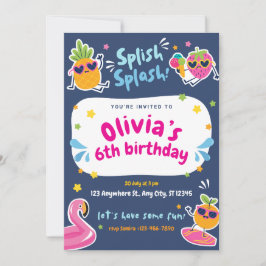 Sommerkid's Geburtstagsparty Einladung