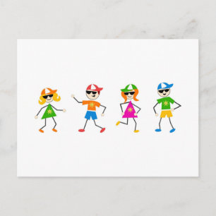 Sommerkinder Postkarte