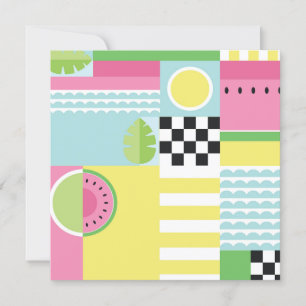 Sommerkleidung, buntes Mosaik