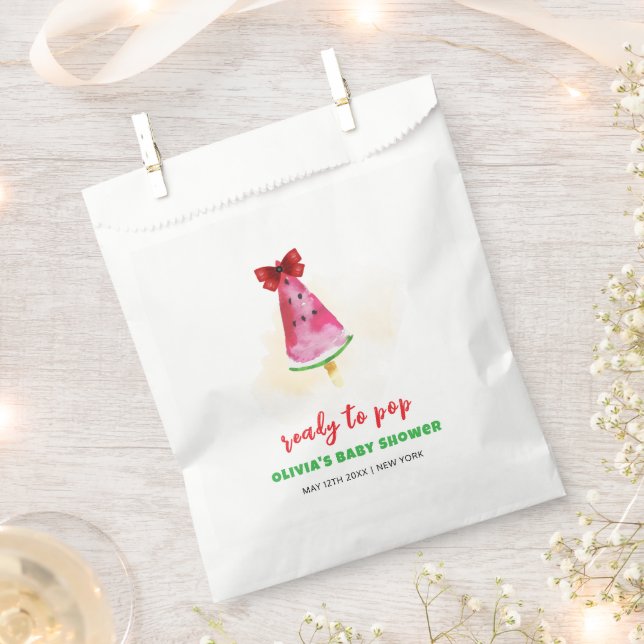 Sommerkleidung zum Pop Eiscreme-Babydusche Geschenktütchen (Ausgeschnitten)