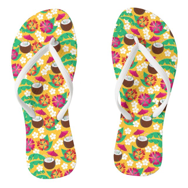 SommerKokosnüsse Flip Flops (Fußbett)