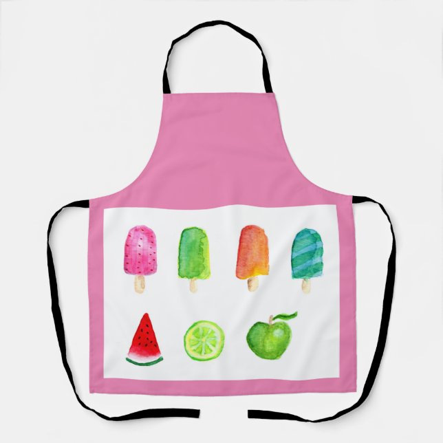 Sommerkollektion Wasserfarbensammlung Schürze (Vorderseite)
