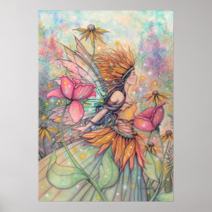 Sommerkönigin-Fee-Kunstposter von Molly Harrison Poster
