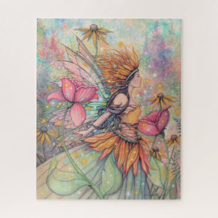 Sommerkönigin Feen-Fantasie-Kunst Puzzle