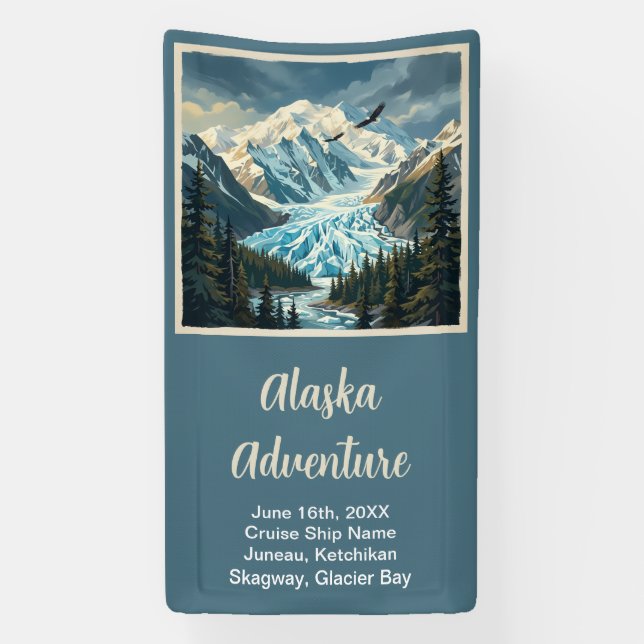 Sommerkreuzfahrt Alaska Banner (Vertikal)