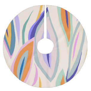 Sommerkunst: Kreatives Muster Polyester Weihnachtsbaumdecke