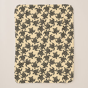 Sommerküstenartig wiederholt Schildkrötenmuster Sherpadecke