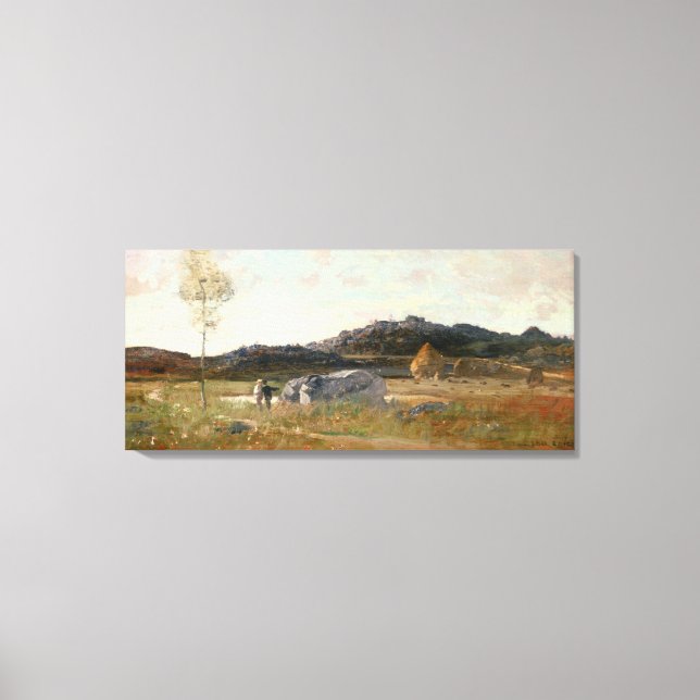Sommerlandschaft Leinwanddruck (Vorderseite)