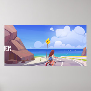 Sommerlandschaft Poster