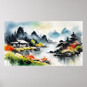 Sommerlandschaft Poster