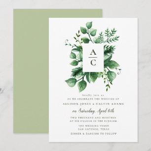 Sommerlaub-Hochzeitseinladung Einladung