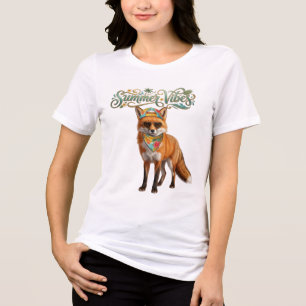 Sommerlaune Cooler Fuchs Tri-Blend Shirt